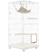 Amazon.co.jp: Purlove 【2025年新仕様】 猫 ケージ キャットケージ 2